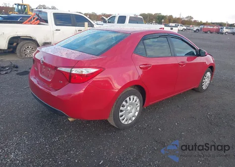 2015 Toyota Corolla Le из США, поврежденный, VIN 2T1BURHE1FC374424